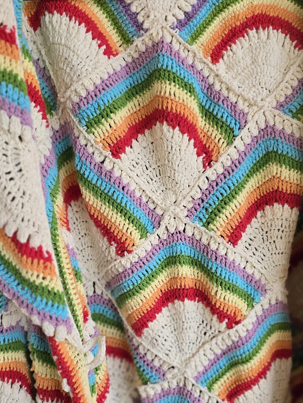 Chasing Unicorns Forever More Crochet Coat heirloom piece - Picture 5 of 17